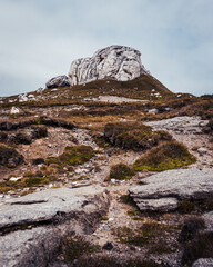 Mountain peak in the Carpathians, Romania.