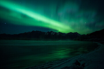 Northern Lights or Aurora Borealis in Alaska