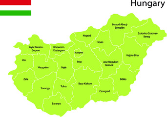 hungary map