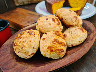 Brazilian snack cheese bread