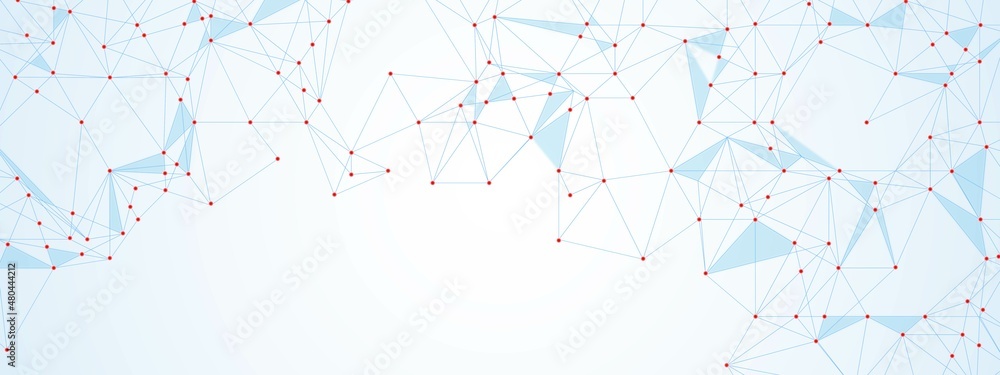 Poster blue abstract background frame. vector design of digital grid, frosted glas. texture damaged network