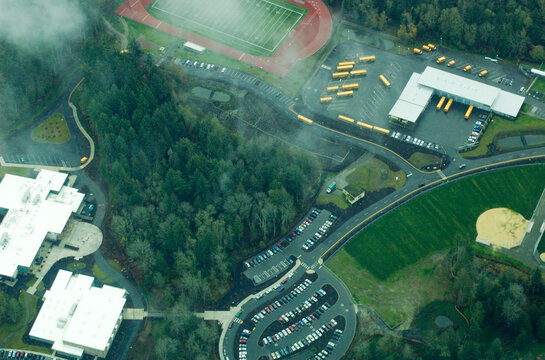 School from Airplane