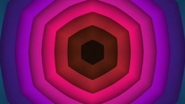 right circular seamless kaleidoscope pattern