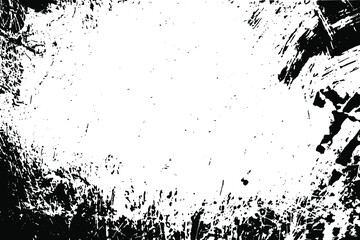 Rustic grunge vector texture with grain and stains. Abstract noise background. Weathered surface. Dirty and damaged. Detailed rough backdrop. Vector graphic illustration with transparent white. EPS10.