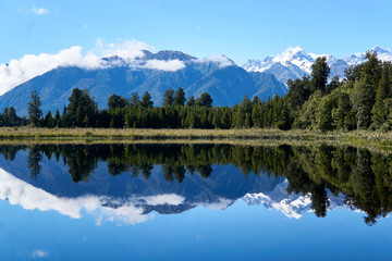 Fototapeta na wymiar Lake Matheson, New Zealand