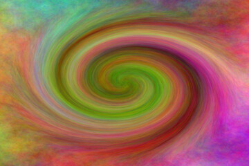 Abstract spiral background. Multi colour swirl pattern.