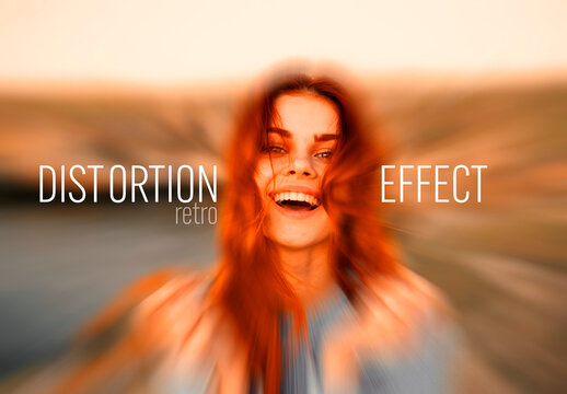 Distorsion Retro Photo Effect