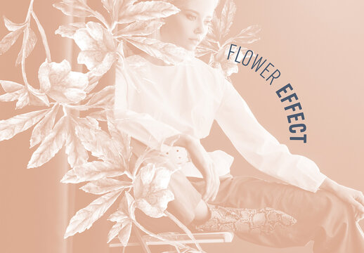 Flower Photo Effect