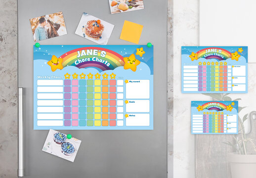 Kids Chore Charts Printable Template