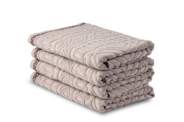 colored bath cotton towel, soft terry cloth, texture