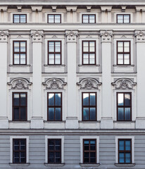 facade of an old  building