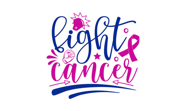 Fight cancer SVG,  Breast Cancer SVG, Cancer Awareness SVG files for Cricut, Big Breast Cancer SVG Bundle, Breast Cancer Svg, Cancer Awareness SVG