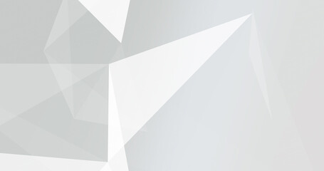 Abstract light black white gray polygon geometric motion graphics illustration background professional business presentation wallpaper with pyramid triangle pattern