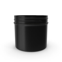 3d rendering mock up plastic protein container