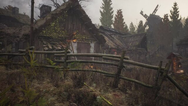 famous mountain village located in Austrian alps