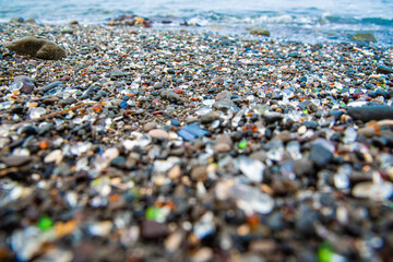 Glass Beach in Fort Braggs California