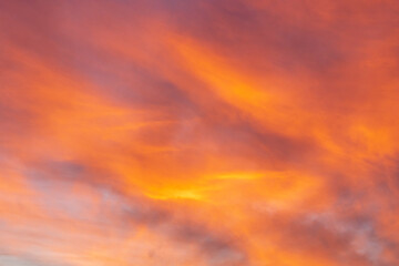 Colorful Sunset sky background