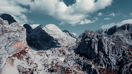 Albania Theth Mountain Alps Aerial Drone