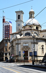 Obraz premium small city, Italy