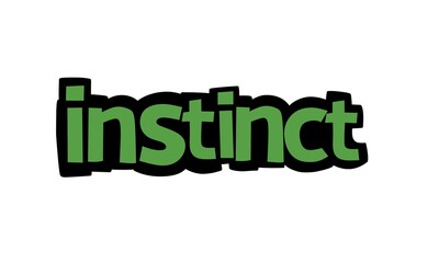 INSTICT lettering vector design