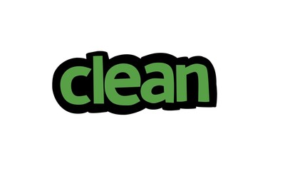 CLEAN lettering vector design