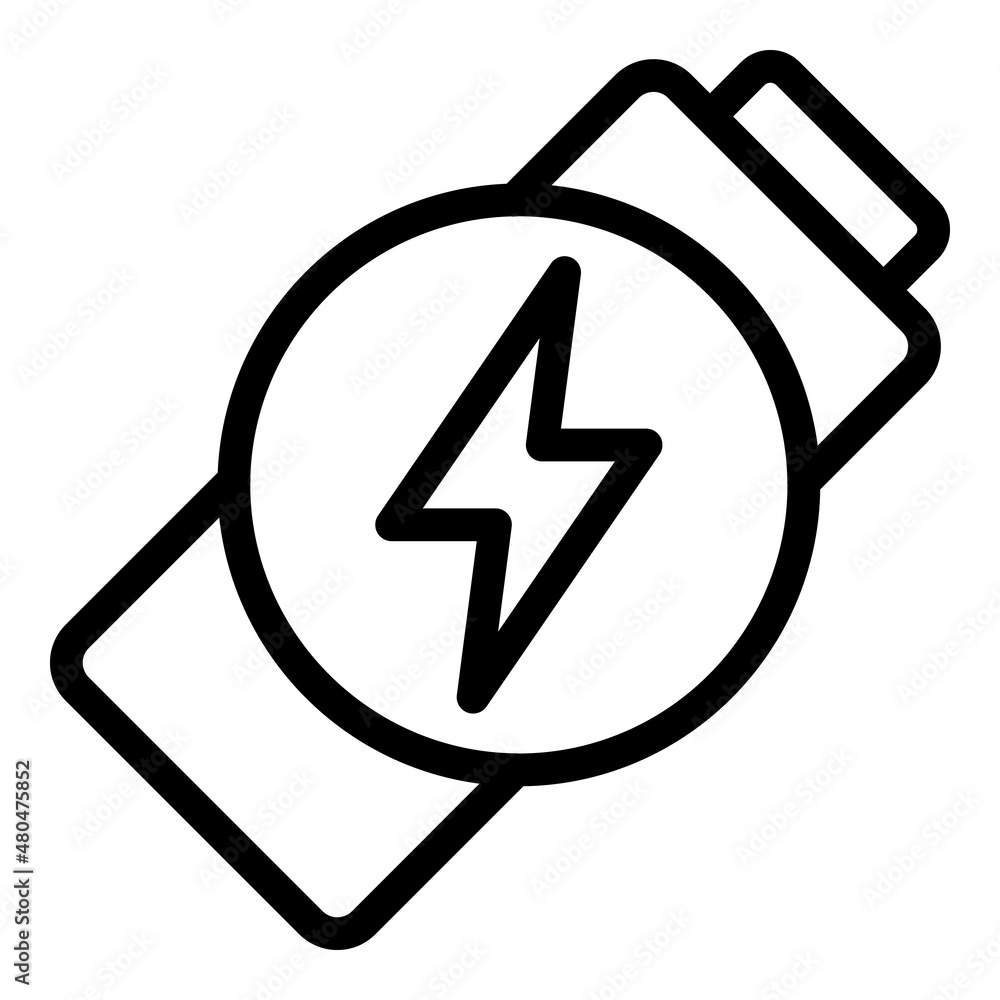 Wall mural Energy level icon outline vector. Power mobile - Wall murals