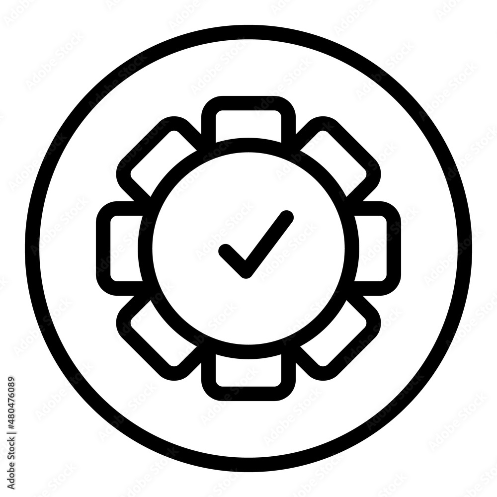Poster benchmark testing icon outline vector. business compare