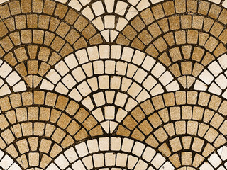 Old concrete block floor texture pattern material_07