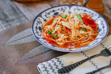 Thai papaya salad or what we call 