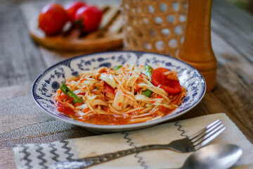 Thai papaya salad or what we call 