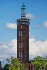 historic old fair tower in Cologne, Germany.Koln, may ,2017
