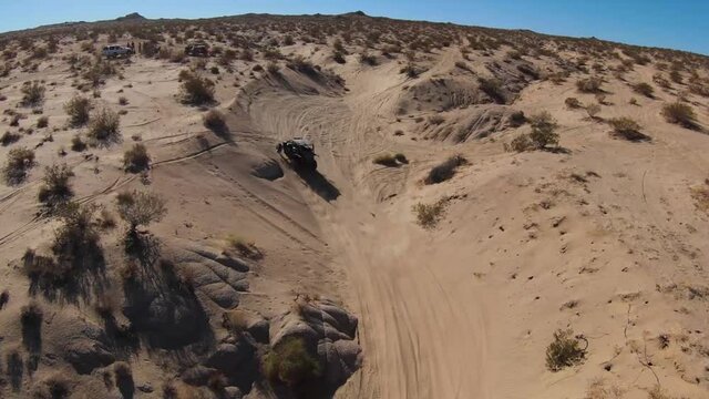 Off-road Car Driving in the Desert