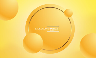 Gradients yellow color background modern concept