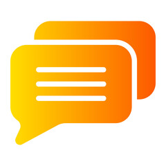 comment gradient icon