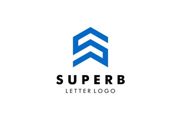 Letter S Logo : Suitable for Company Theme, Real Estate Theme, Technology Theme, Initial Theme, Infographics and Other Graphic Related Assets.