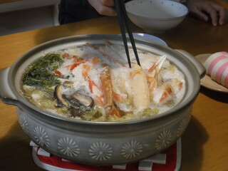 家族とカニ鍋 - Hot pot with family	