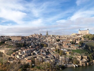 Fototapeta na wymiar [Spain] View of Toledo from a viewpoint called Mirador del Valle (Toledo)