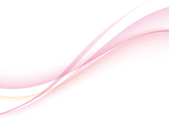 滑らかな曲線の抽象背景　ピンク