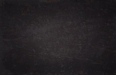black background vector illustration with vintage distressed grunge texture and dark charcoal gray brown color