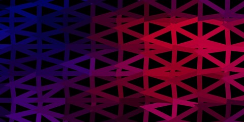 Dark purple, pink vector geometric polygonal wallpaper.