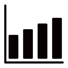 Bar Graph glyph icon