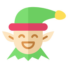 Elf flat icon