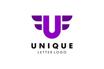 Letter U Logo : Suitable for Company Theme, Technology Theme, Initial Theme, Infographics and Other Graphic Related Assets.