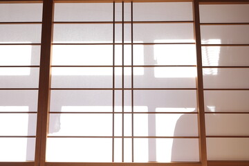 日本の室内インテリア、障子