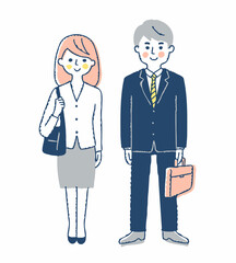 ビジネスパーソン男女