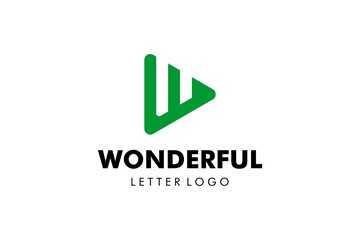 Letter W Logo : Suitable for Company Theme, Technology Theme, Initial Theme, Infographics and Other Graphic Related Assets.