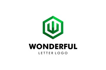 Obraz premium Letter W Logo : Suitable for Company Theme, Technology Theme, Initial Theme, Infographics and Other Graphic Related Assets.