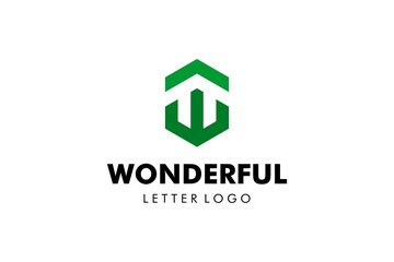 Letter W Logo : Suitable for Company Theme, Architecture Theme, Initial Theme, Infographics and Other Graphic Related Assets.