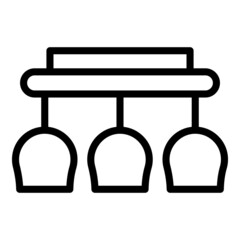 Beer glass icon outline vector. Brewery tank