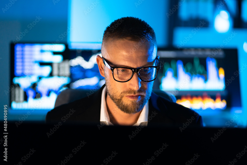 Poster KPI Data Predictive Analytics Dashboard